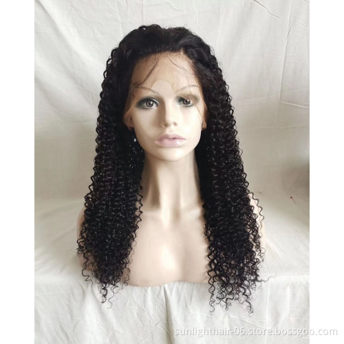 Wholesale virgin deep curly weave hair wig buying brazilian hair in china beauty stage 360 lace wig glueless curly recoolhair